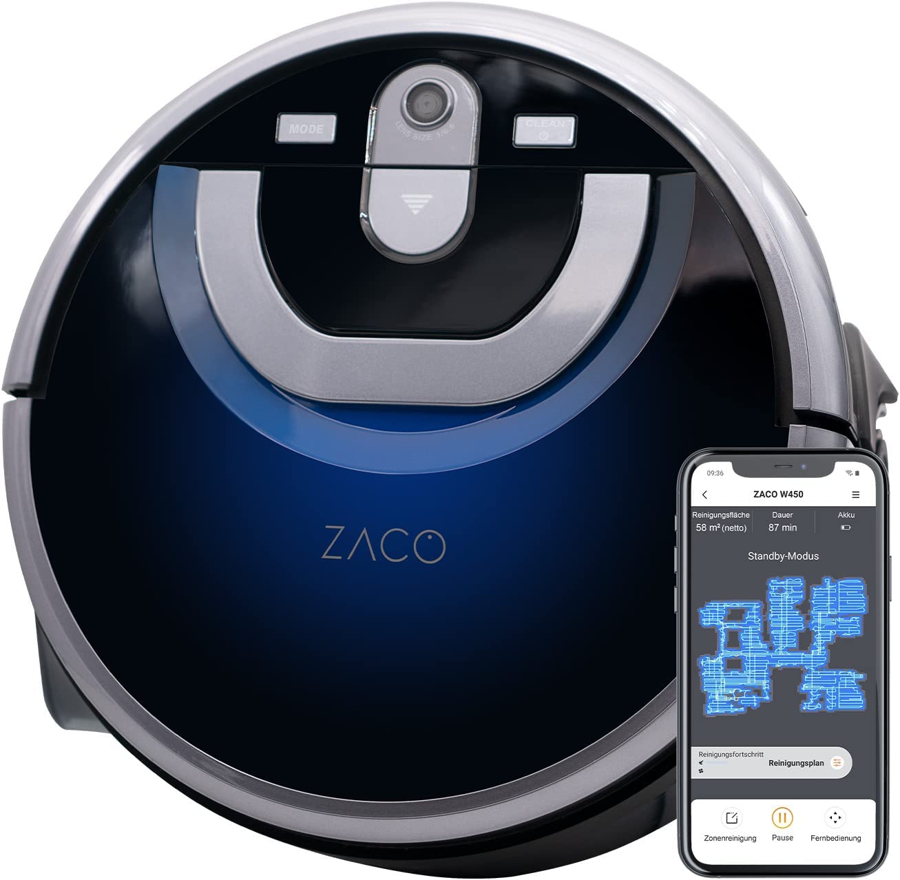 Aspirateur robot ZACO W450
