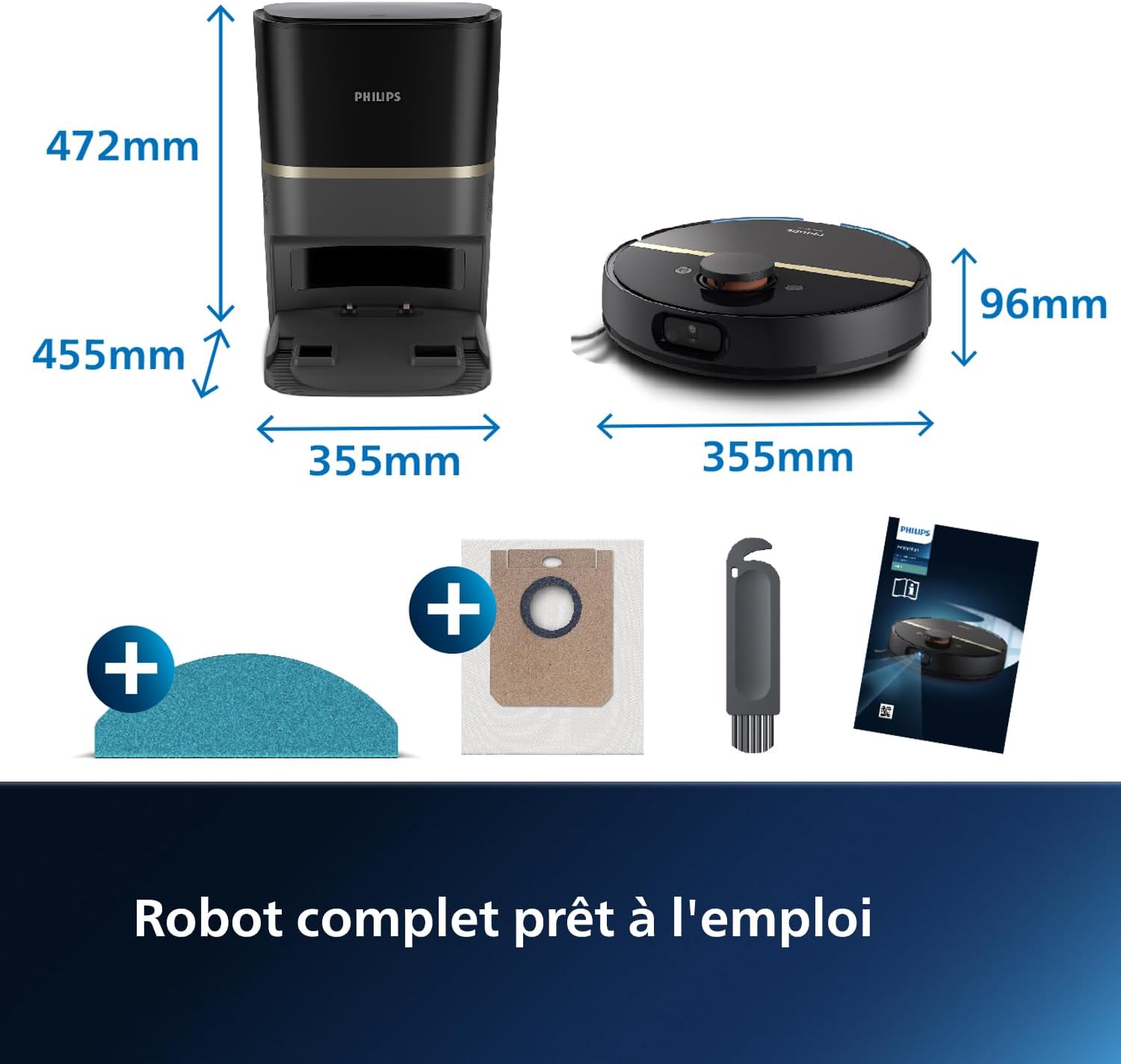 Aspirateur robot Versuni ‎‎‎XU7100/01